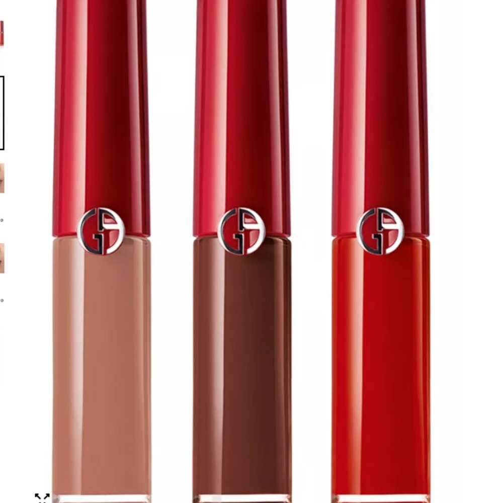 NEW Giorgio Armani Lip Maestro Mini Liquid Lipstick 3-Piece Set Travel - Picture 2 of 4